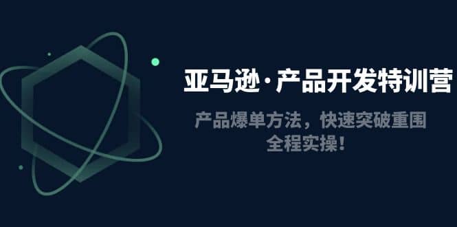 亚马逊·产品开发特训营：产品爆单方法，快速突破重围，全程实操-逍遥游