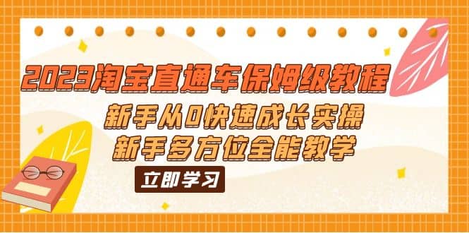 2023淘宝直通车保姆级教程:新手从0快速成长实操,新手多方位全能教学-逍遥游