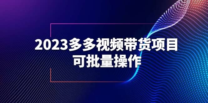 2023多多视频带货项目,可批量操作【保姆级教学】-逍遥游