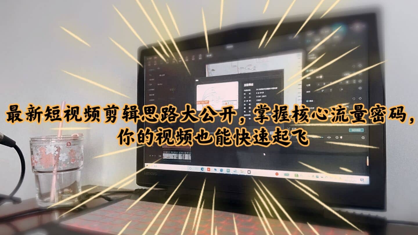 最新短视频剪辑思路大公开,掌握核心流量密码,你的视频也能快速起飞-逍遥游