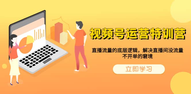 视频号运营特训营,直播流量的底层逻辑,解决直播间没流量,不开单的窘境-逍遥游