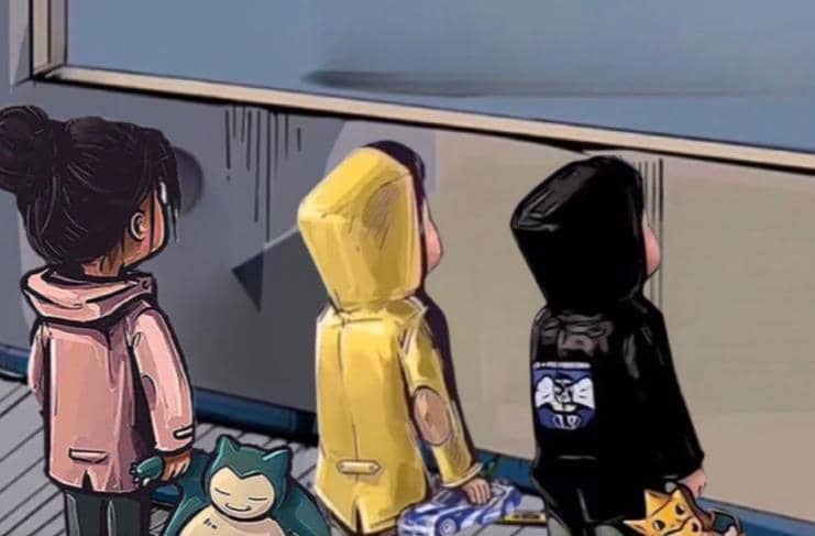 橱窗看车男孩汽车头像制作项目-逍遥游