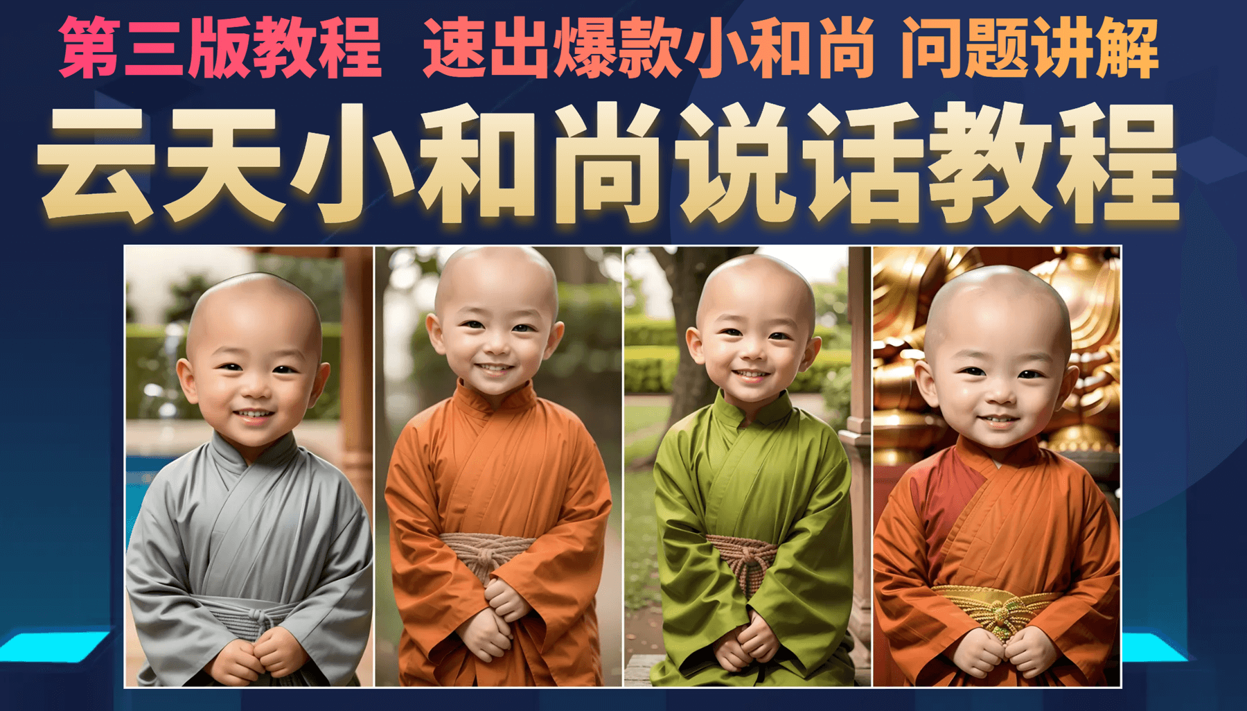 云天小和尚会说话，7天万粉（第3版教程）-逍遥游