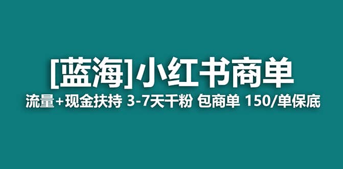 2023蓝海项目【小红书商单】流量+现金扶持，快速千粉，长期稳定，最强蓝海-逍遥游