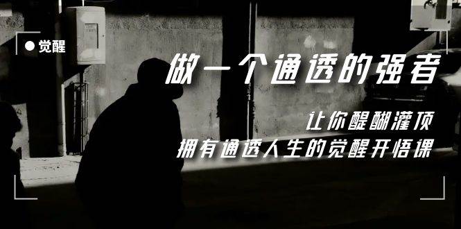 觉醒-做一个通透强者,让你醍醐灌顶,拥有通透人生,掌握强大的秘密-逍遥游