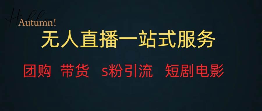 无人直播全套服务，变现稳定-逍遥游