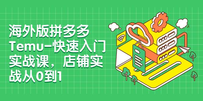 海外版拼多多Temu-快速入门实战课,店铺实战从0到1(12节课)-逍遥游