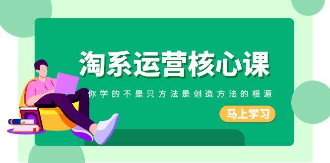 淘系-运营核心课,你学的不是只方法是创造方法的根源(190节课)-逍遥游