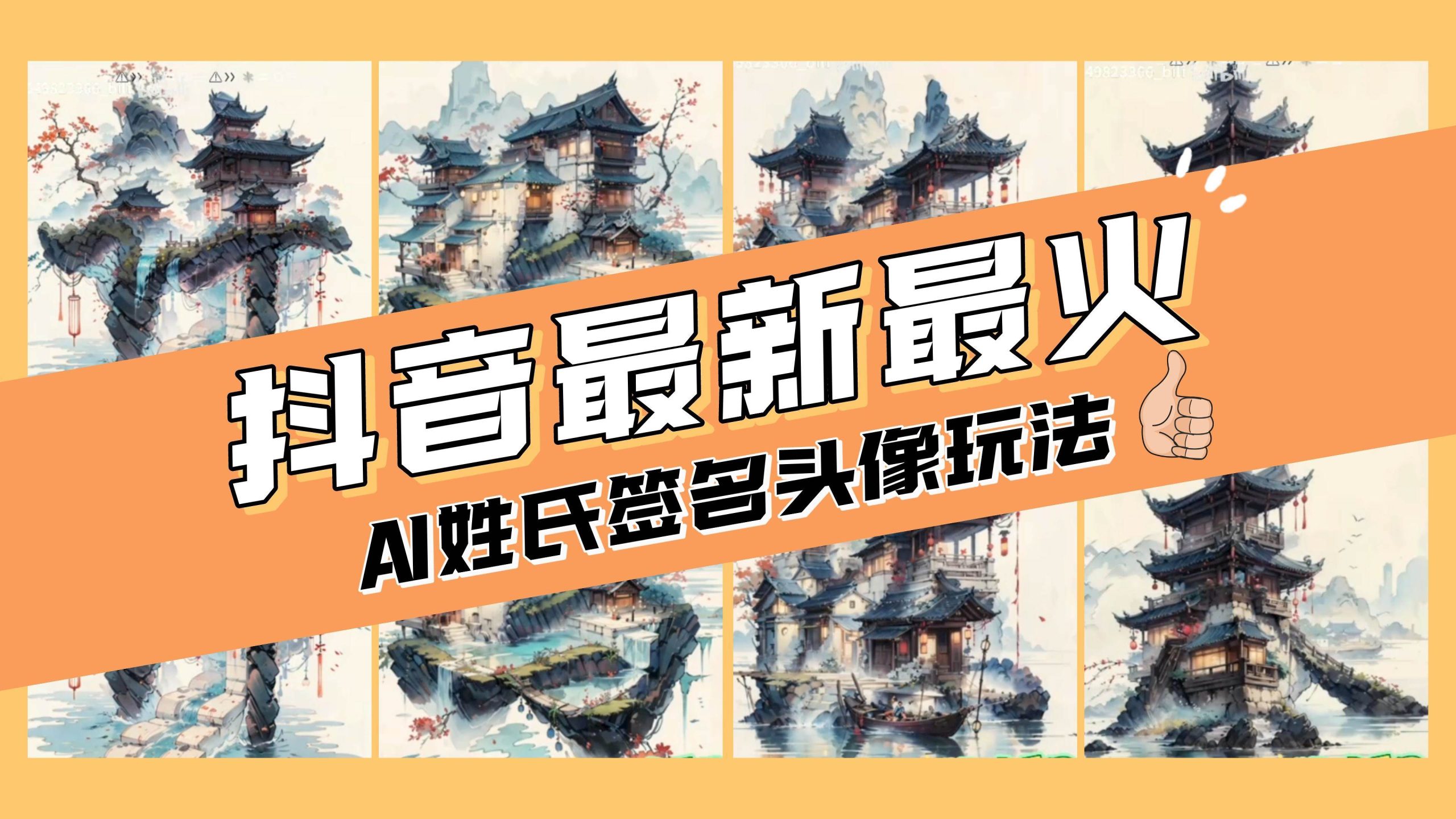 AI姓氏签名头像定制,简单易操作,日入200-500+-逍遥游