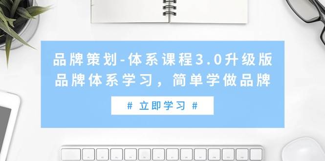 品牌策划-体系课程3.0升级版,品牌体系学习,简单学做品牌(高清无水印)-逍遥游