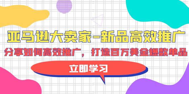 亚马逊 大卖家-新品高效推广,分享如何高效推广,打造百万美金爆款单品-逍遥游
