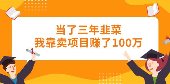 当了三年韭菜我靠卖项目赚了100万-逍遥游