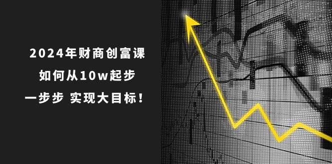 2024年 财商-创富课：如何从10w起步，一步步 实现大目标！-逍遥游