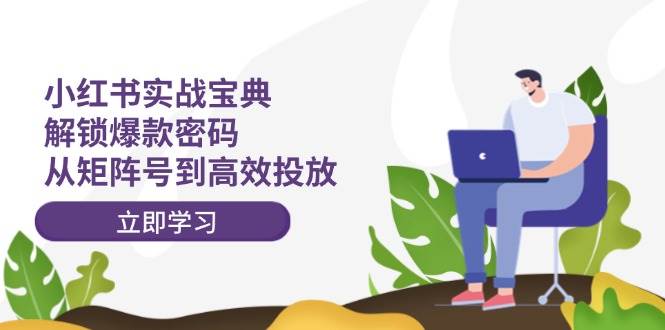 小红书实战宝典:解锁爆款密码,从矩阵号到高效投放-逍遥游
