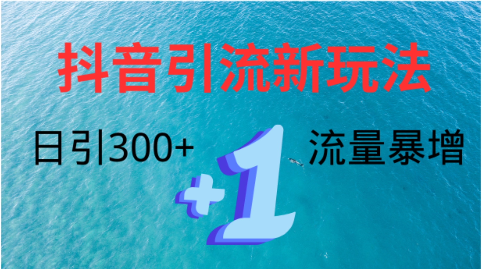 创业粉高效引流,抖音工具号玩法4.0,日引300+-逍遥游