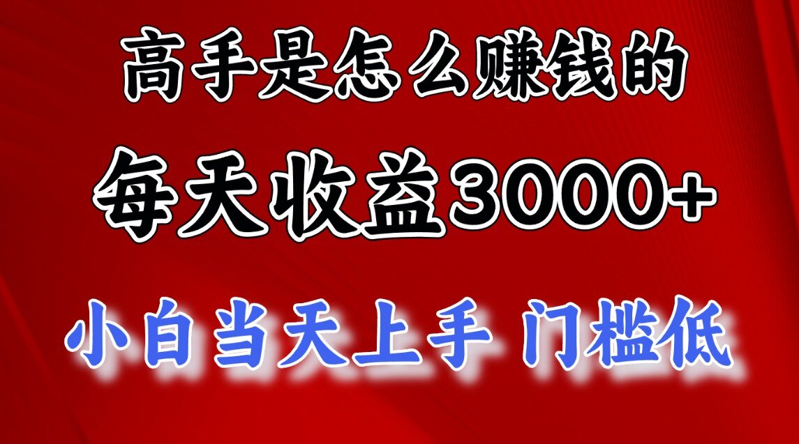 一天收益3000左右,长期项目,很稳定!-逍遥游