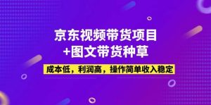 京东视频带货项目+图文带货种草，成本低，利润高，操作简单收入稳定-逍遥游