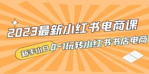 2023最新小红书·电商课,新手小白从0~1玩转小红书书店电商-逍遥游