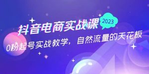抖音电商实战课：0粉起号实战教学，自然流量的天花板（2月19最新）-逍遥游
