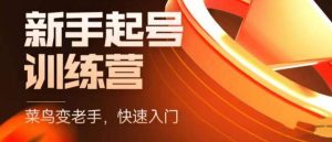 抖音电商-新手起号特训营，菜鸟变老手 快速入门 新手商家超全入门课程大全-逍遥游