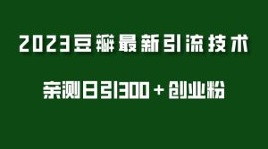 2023豆瓣引流最新玩法，实测日引流创业粉300＋（7节视频课）-逍遥游