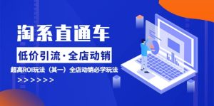 淘系直通车《低价·引流 全店·动销》超高ROI玩法（其一）全店动销必学玩法-逍遥游