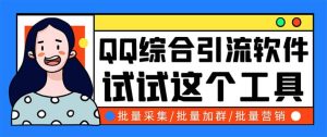 QQ客源大师综合营销助手,最全的QQ引流脚本 支持群成员导出【软件+教程】-逍遥游