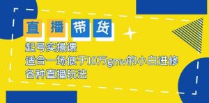 2023直播带货起号实操课,适合一场低于·10万gmv的小白进修 各种直播玩法-逍遥游