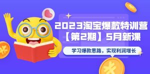 2023淘宝爆款特训营【第2期】5月新课 学习爆款思路，实现利润增长-逍遥游
