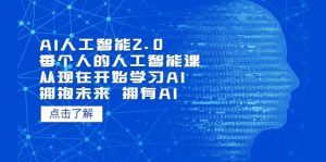 AI人工智能2.0:每个人的人工智能课:从现在开始学习AI(4月30更新)-逍遥游