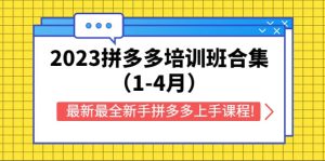 2023拼多多培训班合集(1-4月),最新最全新手拼多多上手课程!-逍遥游