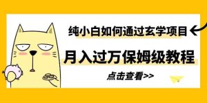 纯小白如何通过玄学项目月入过万保姆级教程-逍遥游
