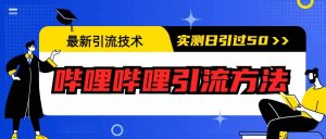 最新引流技术：哔哩哔哩引流方法，实测日引50+-逍遥游