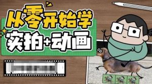 从零开始学实拍加动画,实拍加动画创意教程(49节视频课)-逍遥游