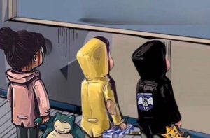 橱窗看车男孩汽车头像制作项目-逍遥游