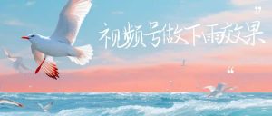 视频号做下雨视频一个账号一周涨粉10W+年入100w-逍遥游