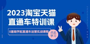 2023淘宝·天猫直通车评特训课，0基础学起直通车运营实战课程（8节课时）-逍遥游