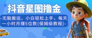 抖音星图撸金，无脑搬运，小白轻松上手，每天一小时月赚5位数(保姆级教程)【揭秘】-逍遥游
