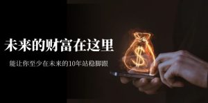某收费文章《未来的财富在这里》能让你至少在未来的10年站稳脚跟-逍遥游