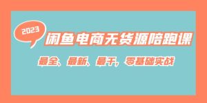 闲鱼电商无货源陪跑课,最全、最新、最干,零基础实战!-逍遥游