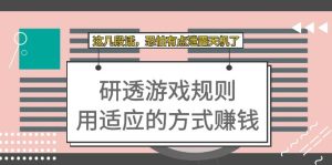 某付费文章：研透游戏规则 用适应的方式赚钱，这几段话 恐怕有点泄露天机了-逍遥游