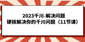 2023千川-解决问题，硬核解决你的千川问题（11节课）-逍遥游