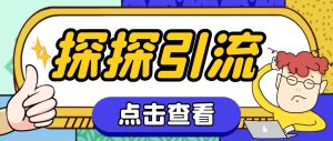 探探色粉引流必备神器多功能高效引流，解放双手全自动引流【引流脚本+使…-逍遥游