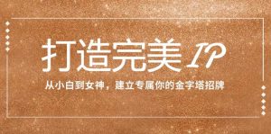 打造完美IP:从小白到女神,建立专属你的金字塔招牌(15节课)-逍遥游