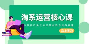 淘系-运营核心课，你学的不是只方法是创造方法的根源（190节课）-逍遥游