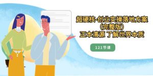 超硬核-创业实操落地方案(完整版),正本清源 了解世界本质(121节课)-逍遥游