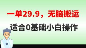 无脑搬运一单29.9，手机就能操作，卖儿童绘本电子版，单日收益400+-逍遥游