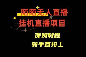 陌陌无人直播,通道人数少,新手容易上手-逍遥游