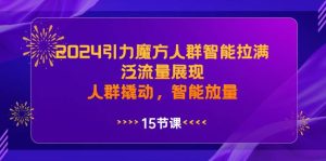 2024引力魔方人群智能拉满，泛流量展现，人群撬动，智能放量-逍遥游