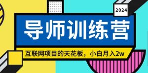《导师训练营》精准粉丝引流的天花板，小白月入2w-逍遥游